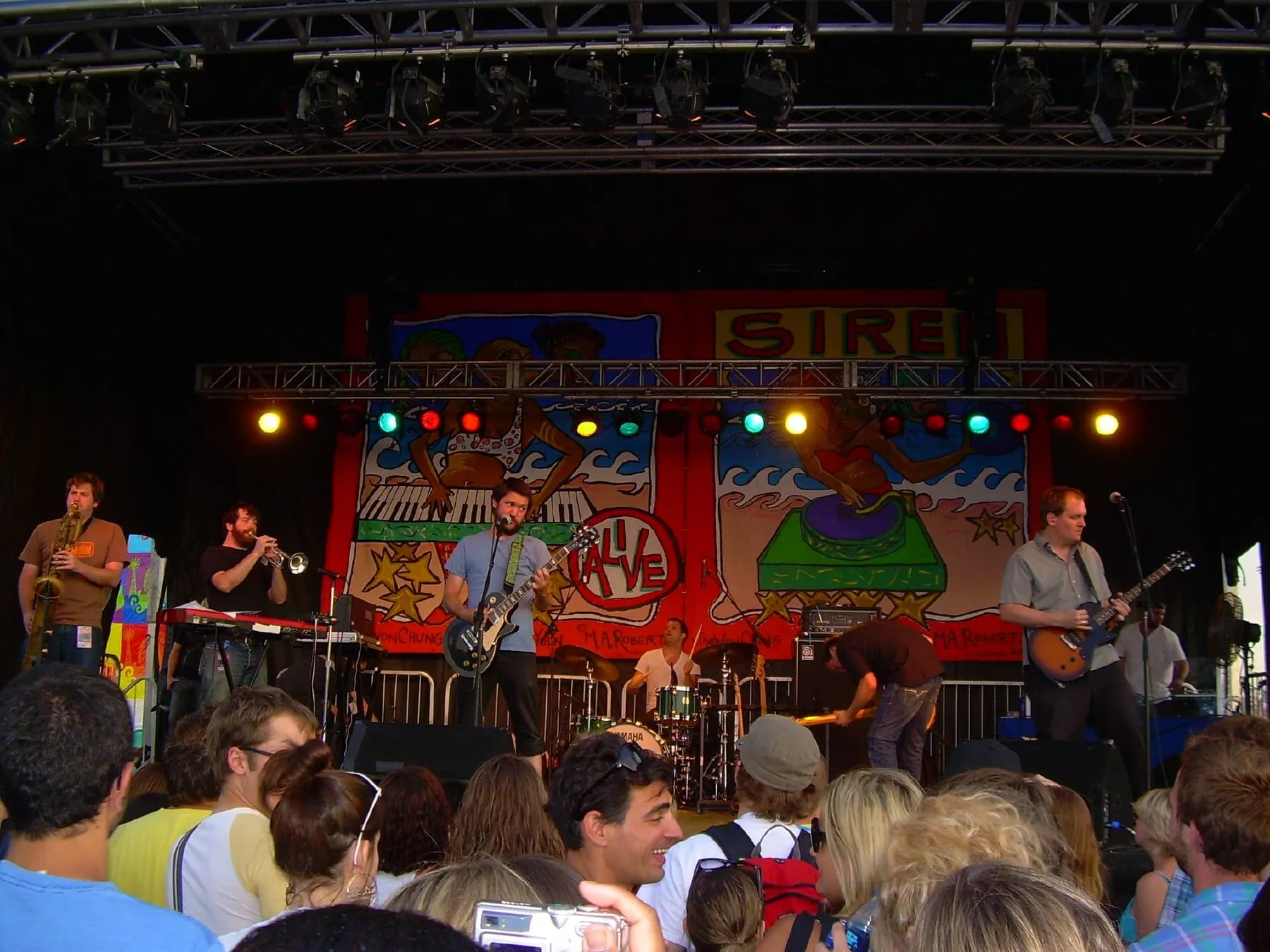 Cursive band photograph