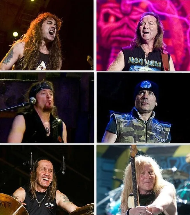 Iron Maiden band photograph