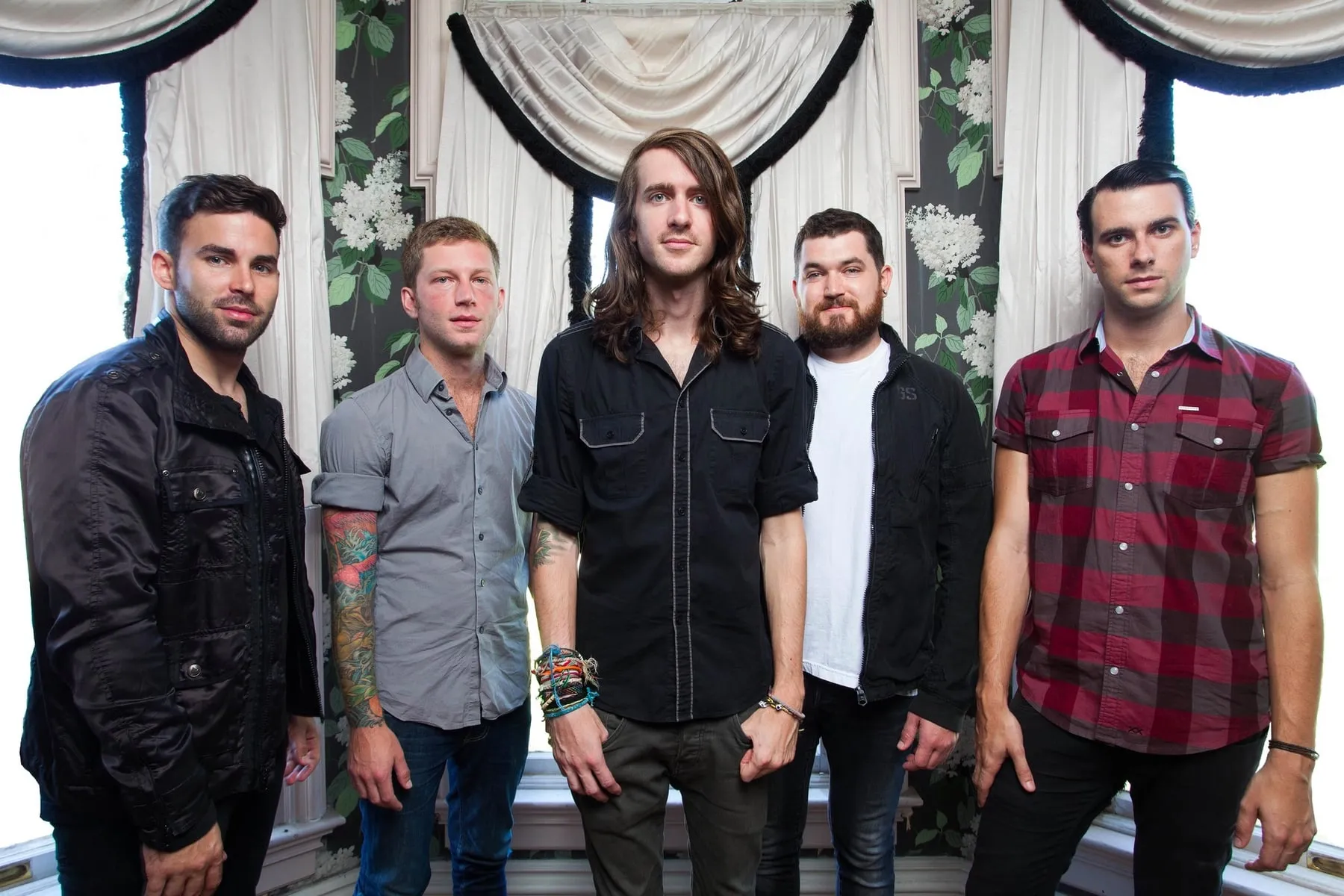 Mayday Parade band photograph